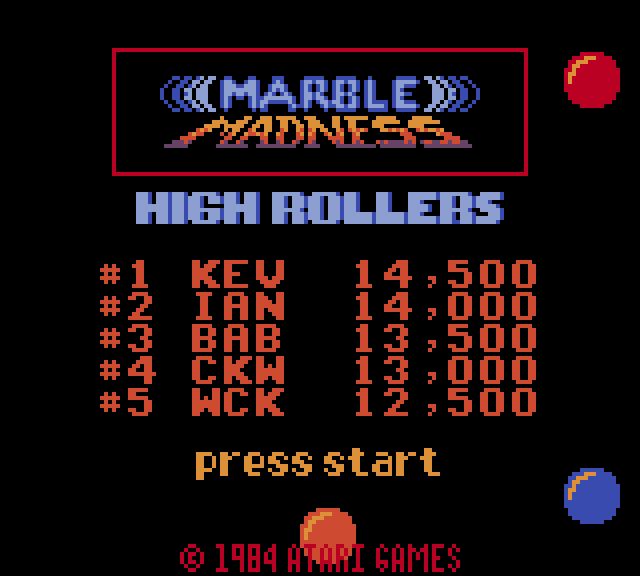 Marble Madness